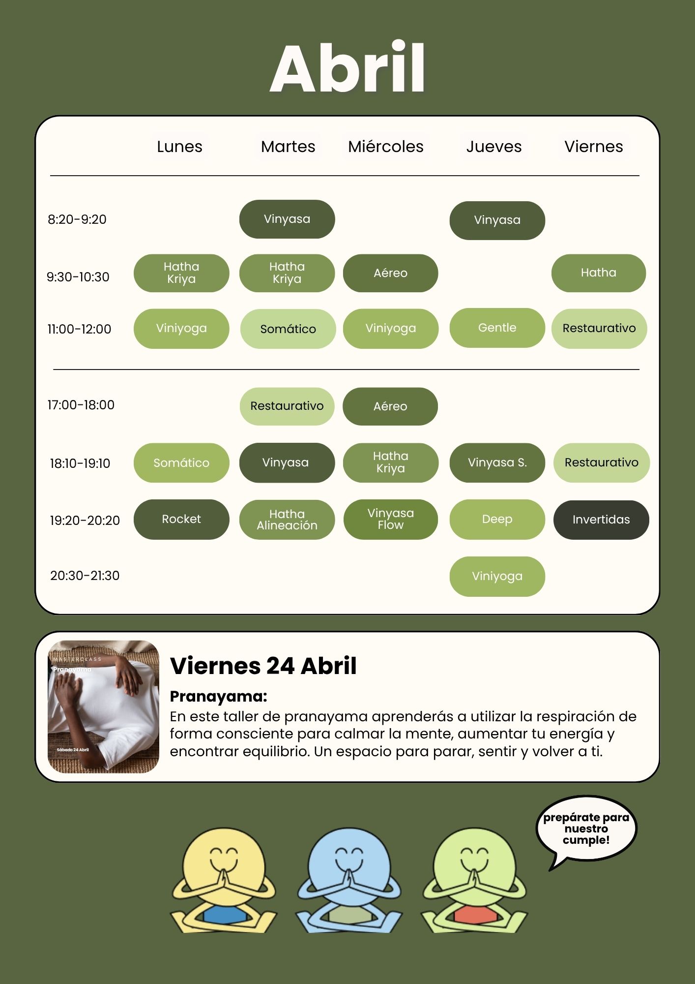 Horario Ma