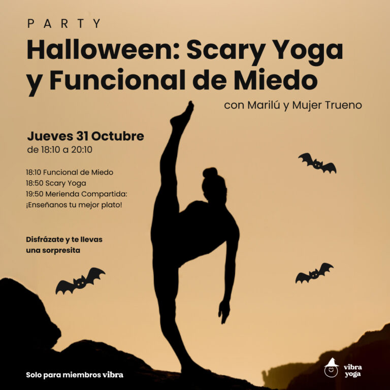 Halloween: Scary Yoga y Funcional de Miedo